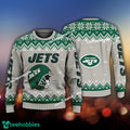 Logo Pattern Helmet New York Jets Christmas Sweater Gift For Adult