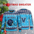 Logo Pattern Helmet Villanova Wildcats Christmas Sweater Gift Holidays