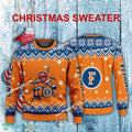Logo Pattern Muppets Play Drums Cal State Fullerton Titans Christmas Sweater For Men Women