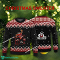 Logo Pattern Muppets Play Drums New Mexico State Aggies Christmas Sweater AOP Gift For Adult