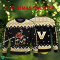 Logo Pattern Muppets Play Drums Vanderbilt Commodores Christmas 3D Sweater Gift Holidays