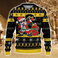 lowa State Cyclones Santa Claus Ugly Christmas Sweater All Printed Sweater For Fans Gift Ideas