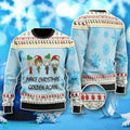 Make Christmas Golden Again The Golden Girls Make Christmas Ugly Christmas Sweater Unique Gift