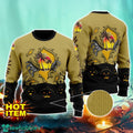 Malibu Rum Scary Night Halloween Hand Pull Out Halloween 3D Sweater For Men and Women