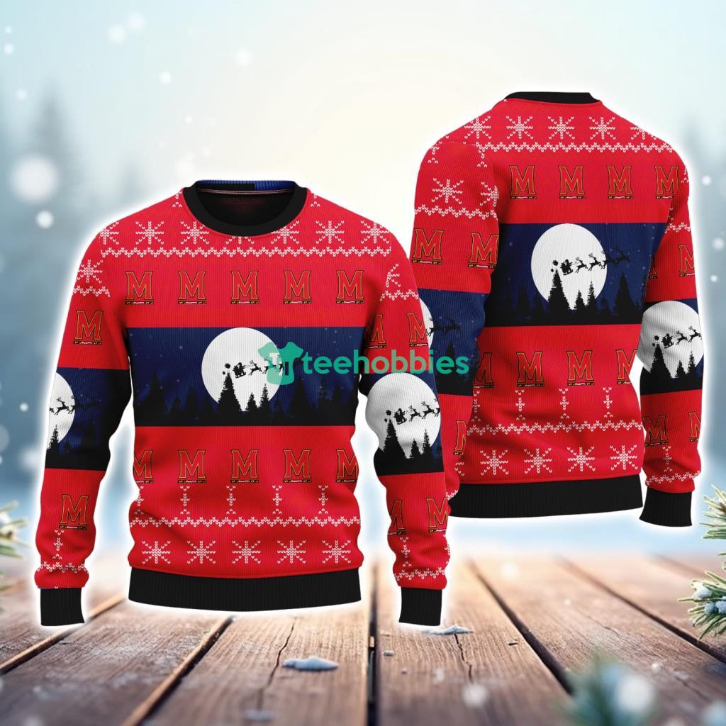 Maryland Terrapins NCAA Christmas AOP Sweater For Bigs Fans New Gift