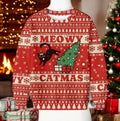 Meowy Catmas Ugly Sweater Cat Christmas Ugly Sweater
