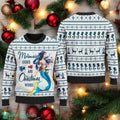 Mermaid Wishes Ugly Christmas Sweater Mermaid Christmas Xmas Holiday Sweater