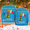 Miami Marlins Mlb Grinch Hand Ugly Christmas Sweater 3D