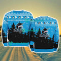 Miami Marlins MLB Knitting Pattern Christmas Tree Pine Happy Ugly Sweater Merry Chistmas