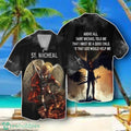 Micae Jesus Above All Saint Michael Told Me That I Must Be A Good Child Hawaiian Shirt Style Gift
