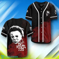 Michael Myers Red Black Halloween Baseball Jersey Style Gift