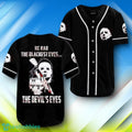Michael Myers The Devil’s Eyes Black Halloween Baseball Jersey Style Gift