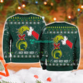Michigan State Ncaa Grinch Hand Ugly Christmas Sweater 3D