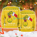 Michigan Wolverines Ncaa Grinch Hand Ugly Christmas Sweater 3D