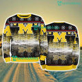 Michigan Wolverines NCAA Pine Christmas Ugly Sweater New Style Best Gift For Fans