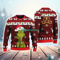 Minnesota Golden Gophers NCAA The Grinch Funny Merry Christmas Uglly Sweater 3D New Trend
