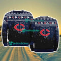 Minnesota Twins MLB Knitting Pattern Christmas Tree Pine Happy Ugly Sweater Merry Chistmas