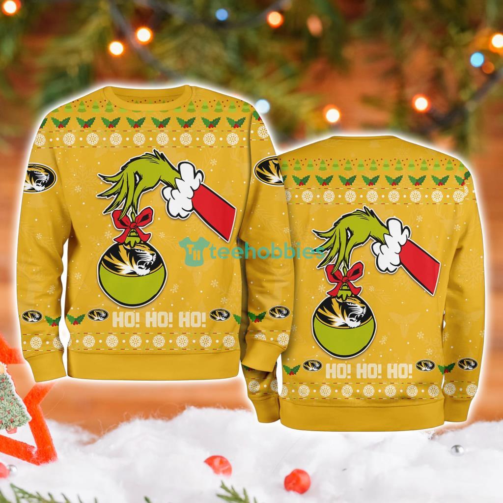 Missouri Tigers Ncaa Grinch Hand Ugly Christmas Sweater 3D