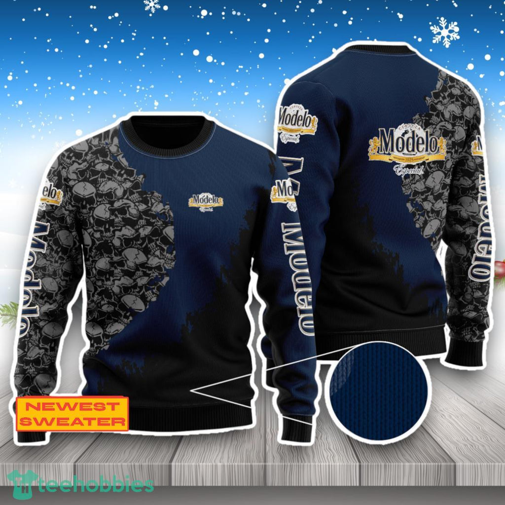Modelo Skull Halloween 3D Sweater For Men Women