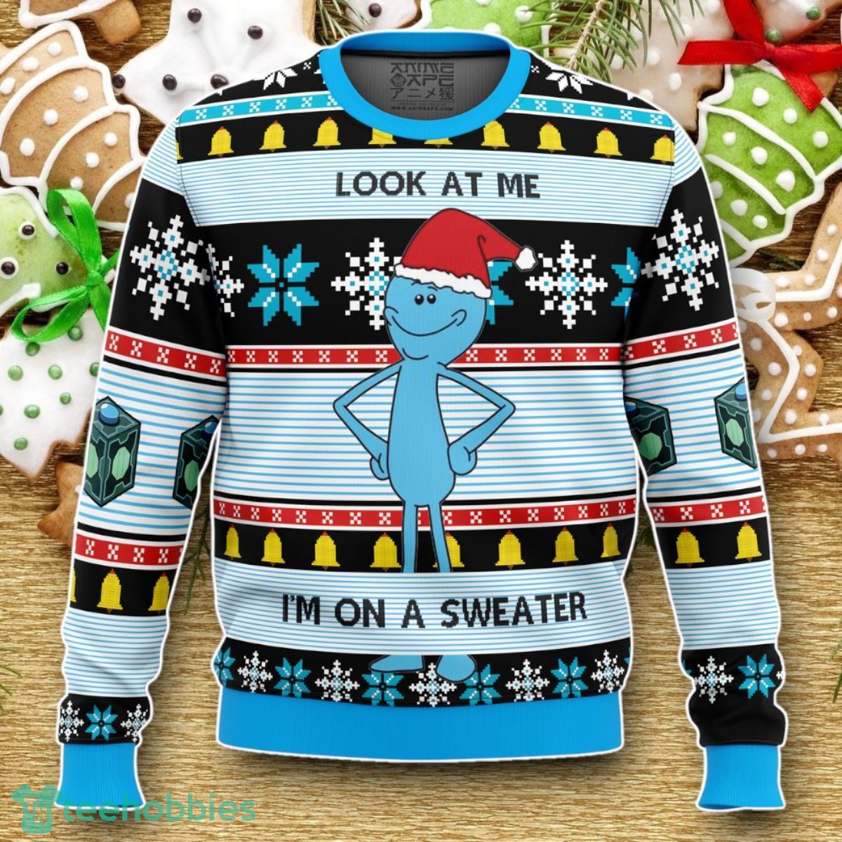 Mr. Meeseeks Ugly Christmas Sweater Luxurious Gift For Loved Ones