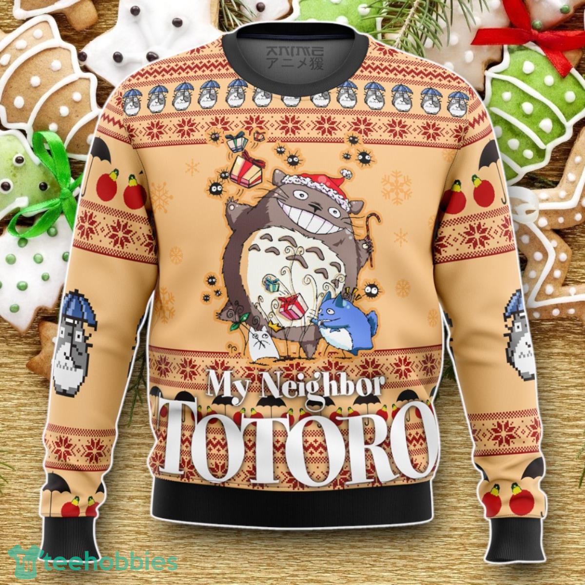 My Neighbor TOTORO Friends Ugly Christmas Sweater Luxurious Gift For Loved Ones