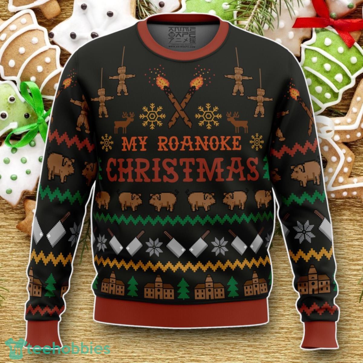 My Roanoke Christmas American Horror Story Ugly Christmas Sweater Luxurious Gift For Loved Ones