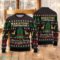 Nakatomi Corporation Plaza Christmas Ugly Sweater Die Hard Xmas Sweater