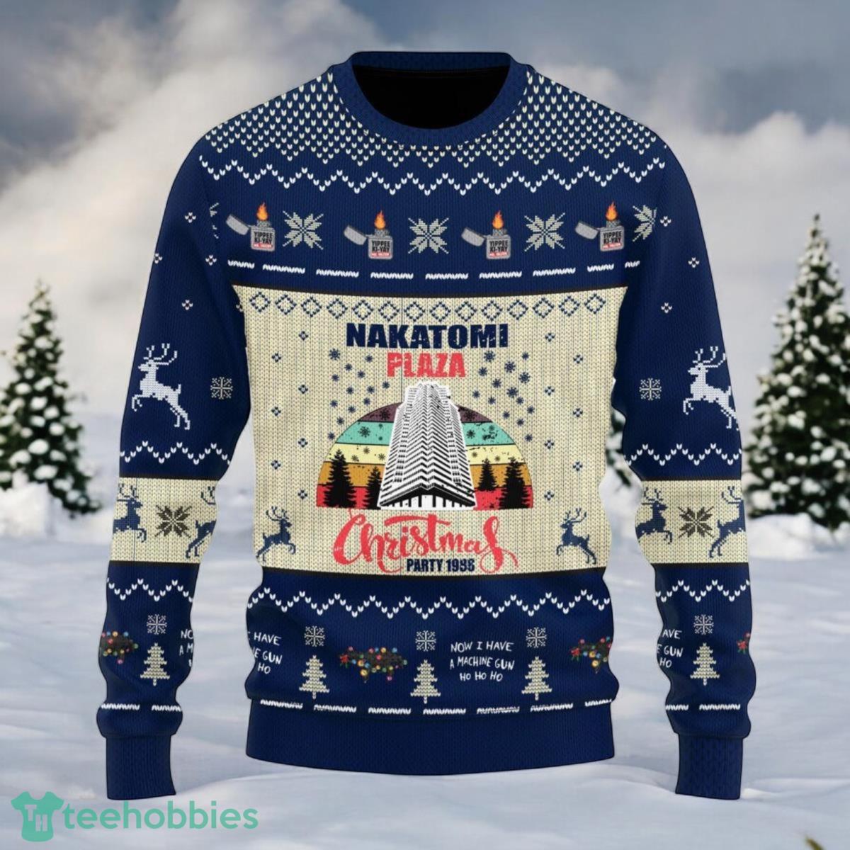 Nakatomi Plaza Christmas Party 1988 Ugly Sweater Christmas Party 1988 Christmas 3D Ugly Sweater For Men And Women