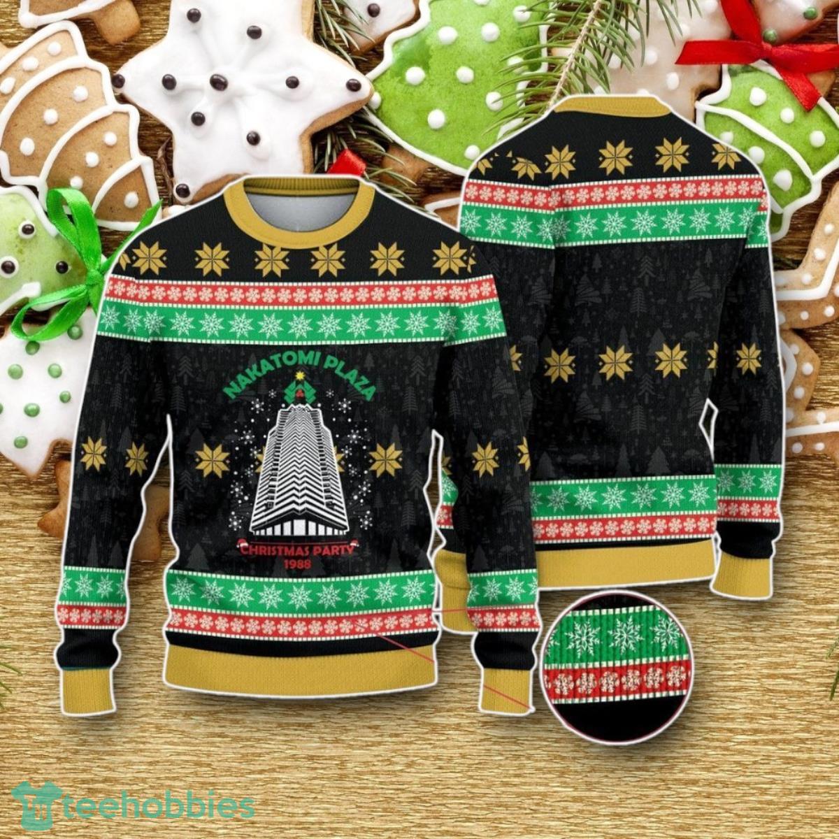 Nakatomi Plaza Die Ugly Christmas Sweater Luxurious Gift For Loved Ones Jumper