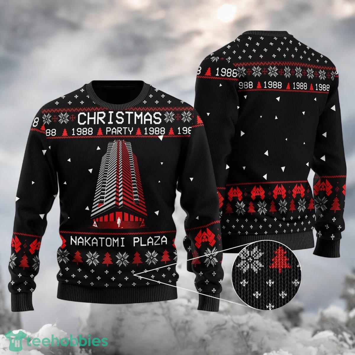 Nakatomi Plaza Ugly Christmas Sweater Xmas Christmas 3D Ugly Sweater For Men And Women