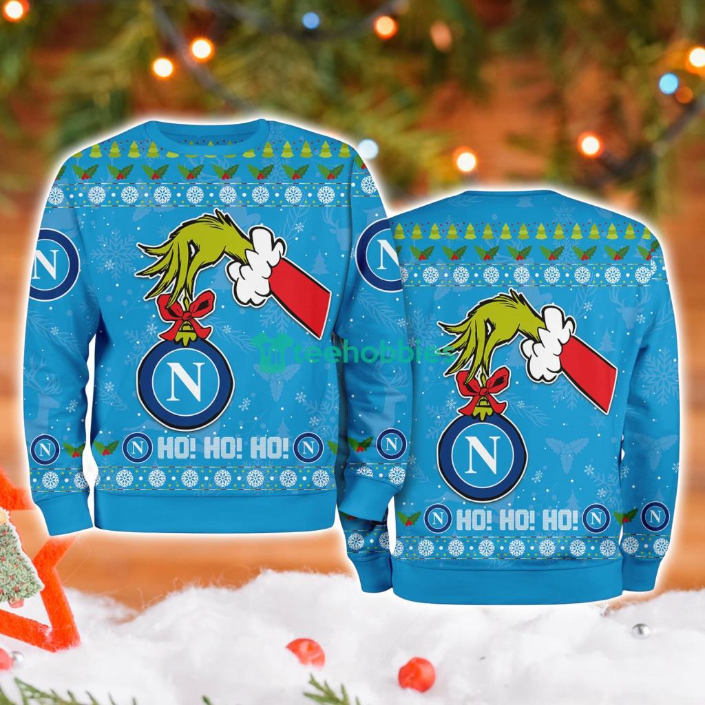Napoli Grinch Hand Ugly Christmas Sweater 3D