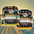Nashville Predators Logo Brand Pine Tree Christmas Pattern Christmas Ugly Sweater