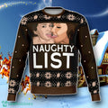 Naughty List Girls Ugly Christmas 3D Sweater Special Gift