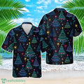 Neon Christmas Trees Festive Christmas Delight Hawaiian Shirt