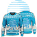 New Logo At&t Craft Knitted Christmas Sweater For Men Women