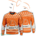 New Logo Bad Boy Tractor Embroider Ugly Christmas Sweater Gift Holidays