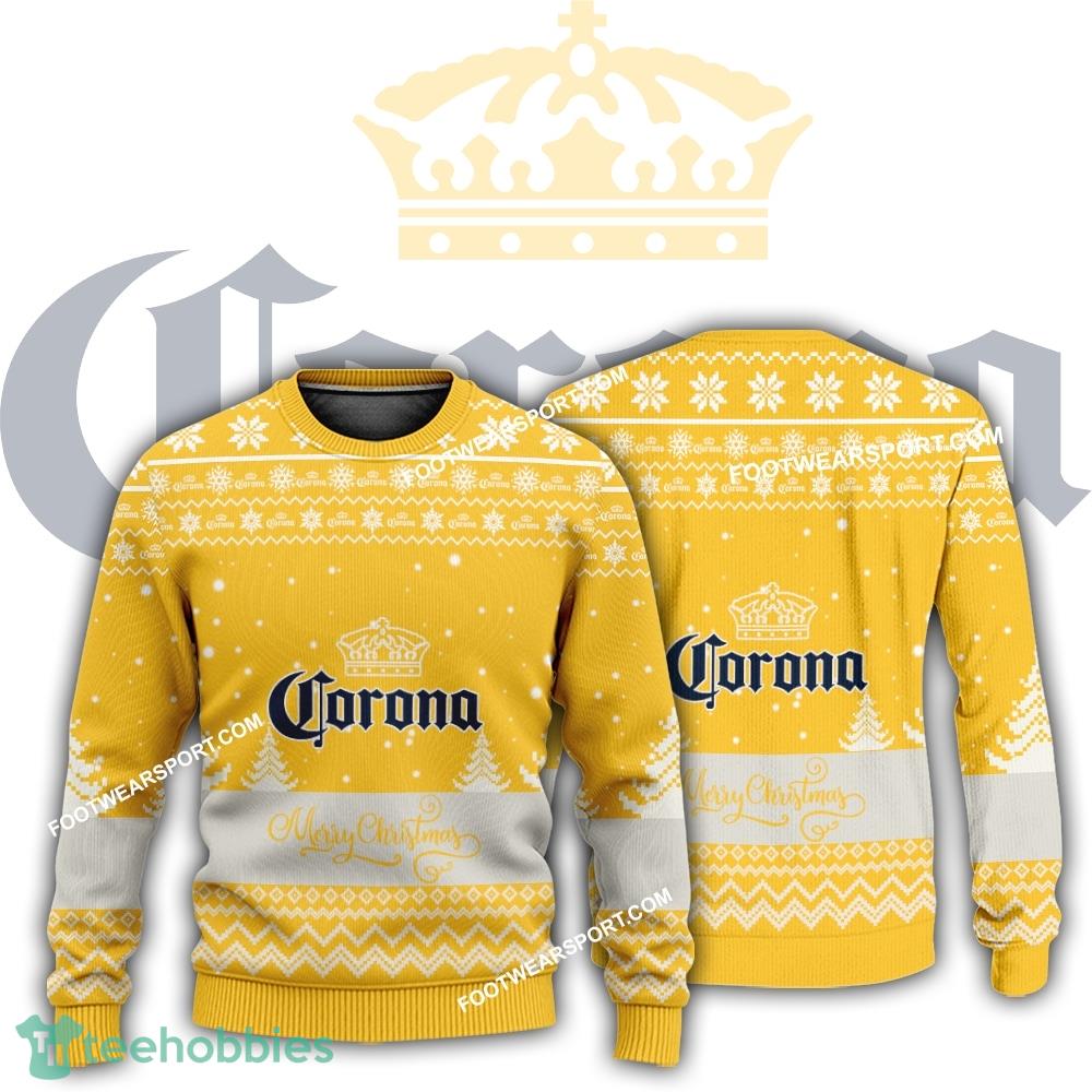 New Logo Corona Extra Beer Happiness Ugly Xmas Sweater AOP For Men Women