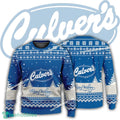 New Logo Culver’s Sleigh Ugly Christmas 3D Sweater For Men Women