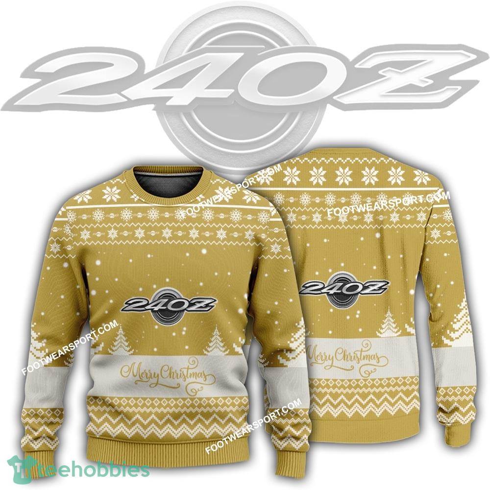 New Logo DATSUN 240Z Car Racing Elf Knitted Christmas 3D Sweater For Men Women