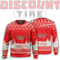 New Logo Discount Tire Tinsel Ugly Christmas Sweater AOP Gift Holidays