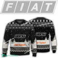 New Logo Fiat Trattori Tractor Snowboard Ugly Xmas Sweater AOP Gift For Adult