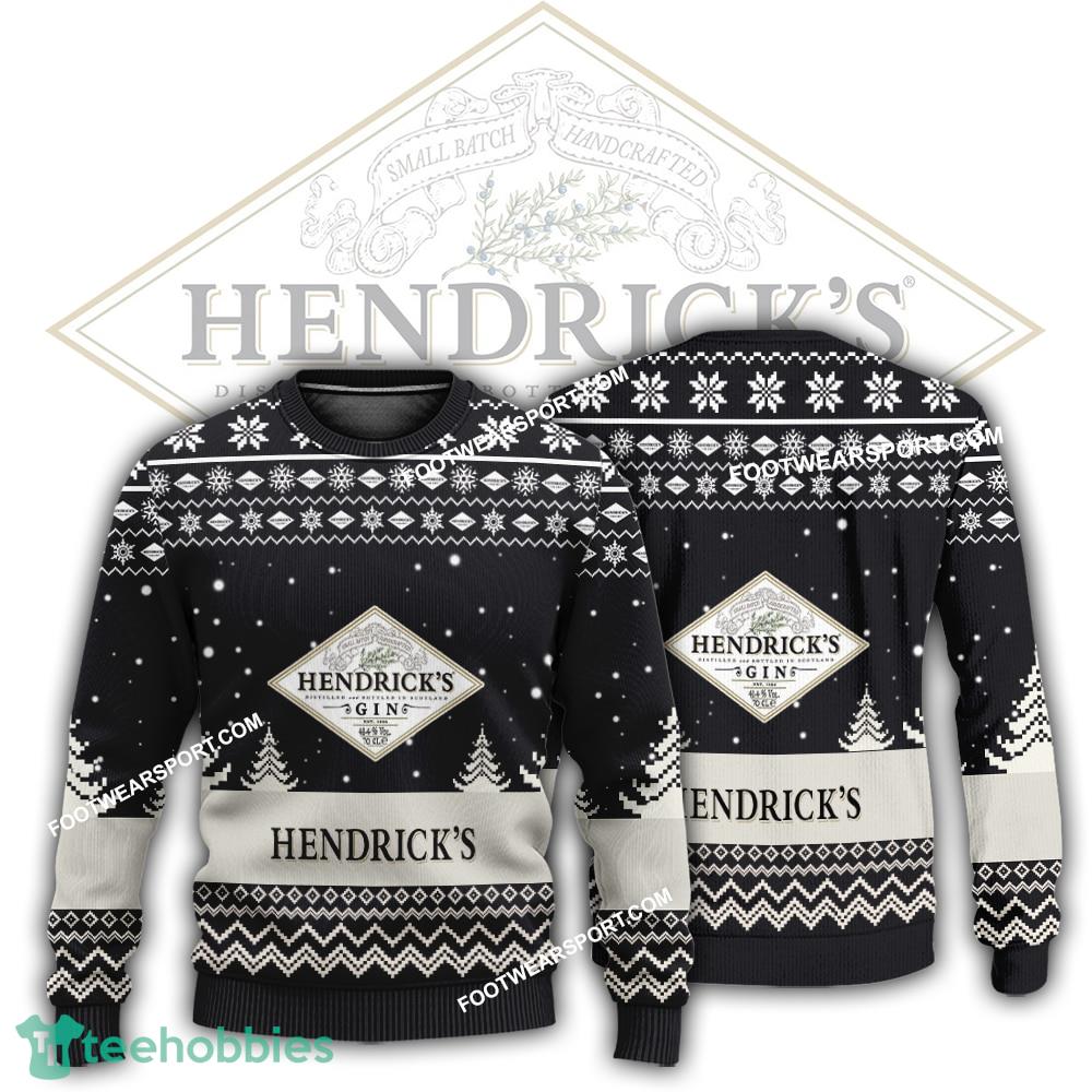 New Logo Hendrick’s Gin Angelic Ugly Christmas 3D Sweater Gift For Adult