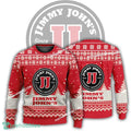 New Logo Jimmy John’s Unwrap Ugly Xmas Sweater Gift For Adult
