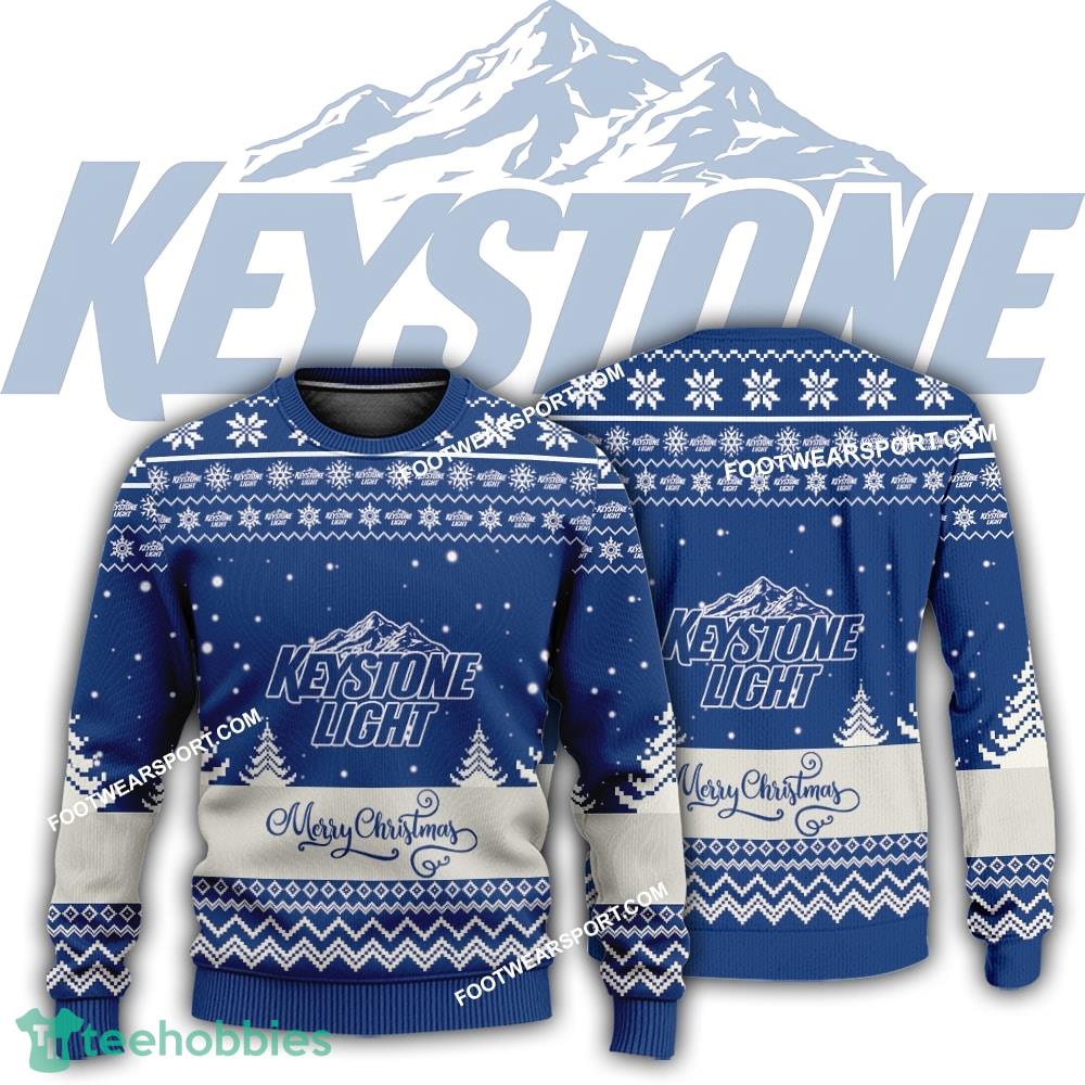 New Logo Keystone Light Beer Greetings Ugly Christmas 3D Sweater For Men Women