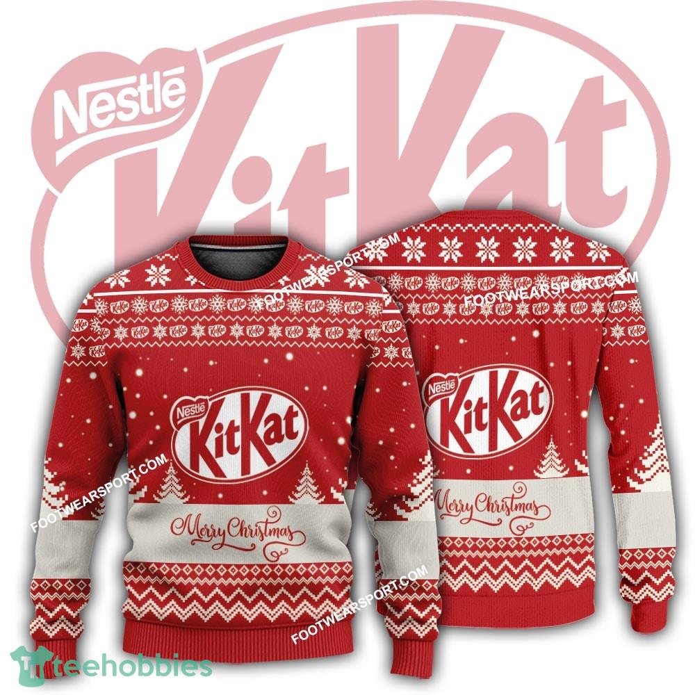 New Logo Kitkat Wishes Ugly Xmas Sweater Gift Holidays