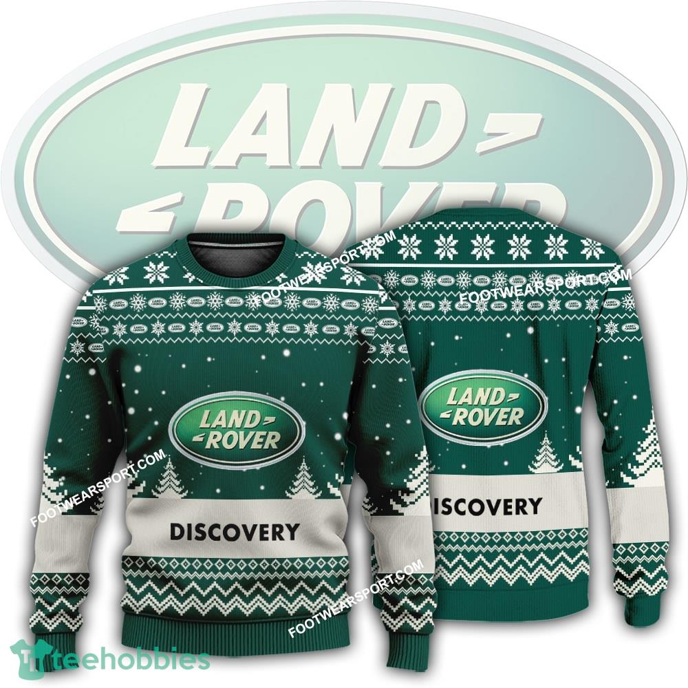 New Logo Land Rover Discovery Car Racing Winter Knitted Christmas Sweater For Men Women
