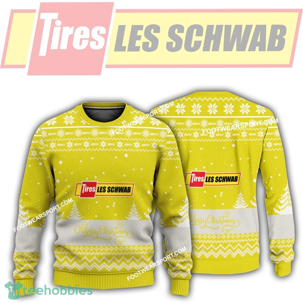 New Logo Les Schwab Tire Trendy Ugly Christmas Sweater AOP For Men Women