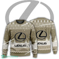 New Logo Lexus Car Racing Style Ugly Christmas Sweater For Men Women