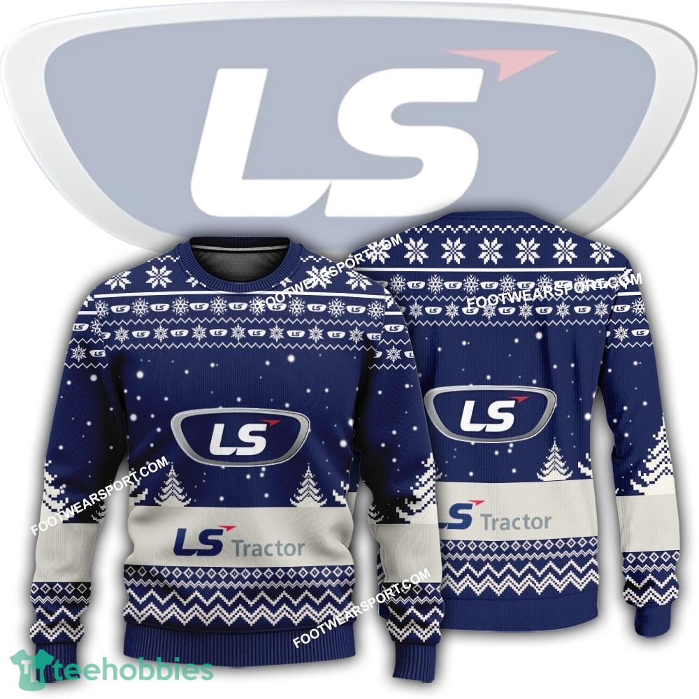 New Logo LS Tractor Snow Knitted Xmas Sweater Gift For Adult