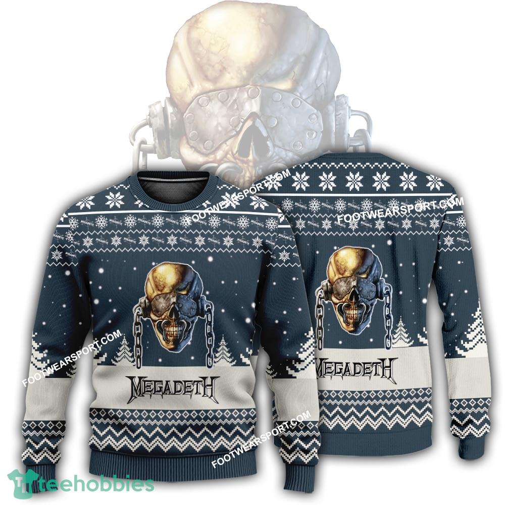 New Logo Megadeth Band Accessory Knitted Christmas 3D Sweater Gift Holidays